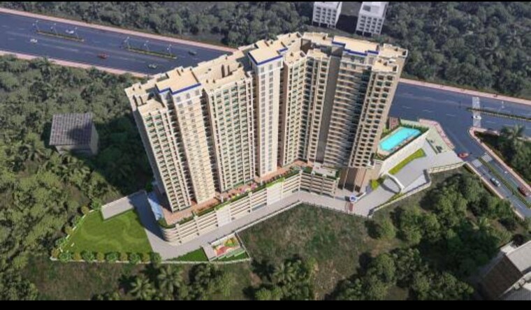 Exterior View, qualcon-mantram-solacia 2 Bedroom 619 Sq.Ft. Apartment In Khanav Navi Mumbai 8641283