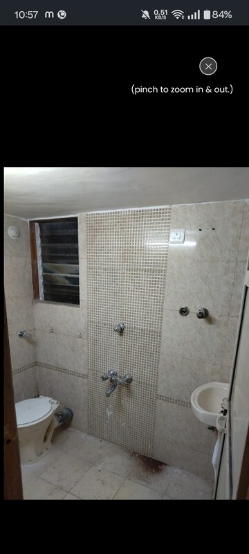 Bathroom in 2 BHK Apartment at Solitaire 3, Mira Road – for Sale
