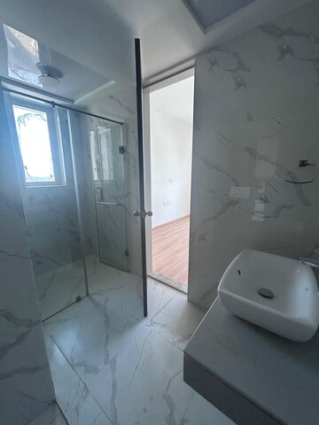 Bathroom in 4 BHK Apartment at Aurum Q Residences, Ghansoli – for Rent