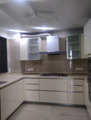Kitchen in 4 BHK Builder Floor at Boutique Residential Apartments A-17 A, New Friends Colony – for Rent