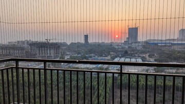 Balcony in 3 BHK Apartment at ASBL Spire, Kokapet – for Rent