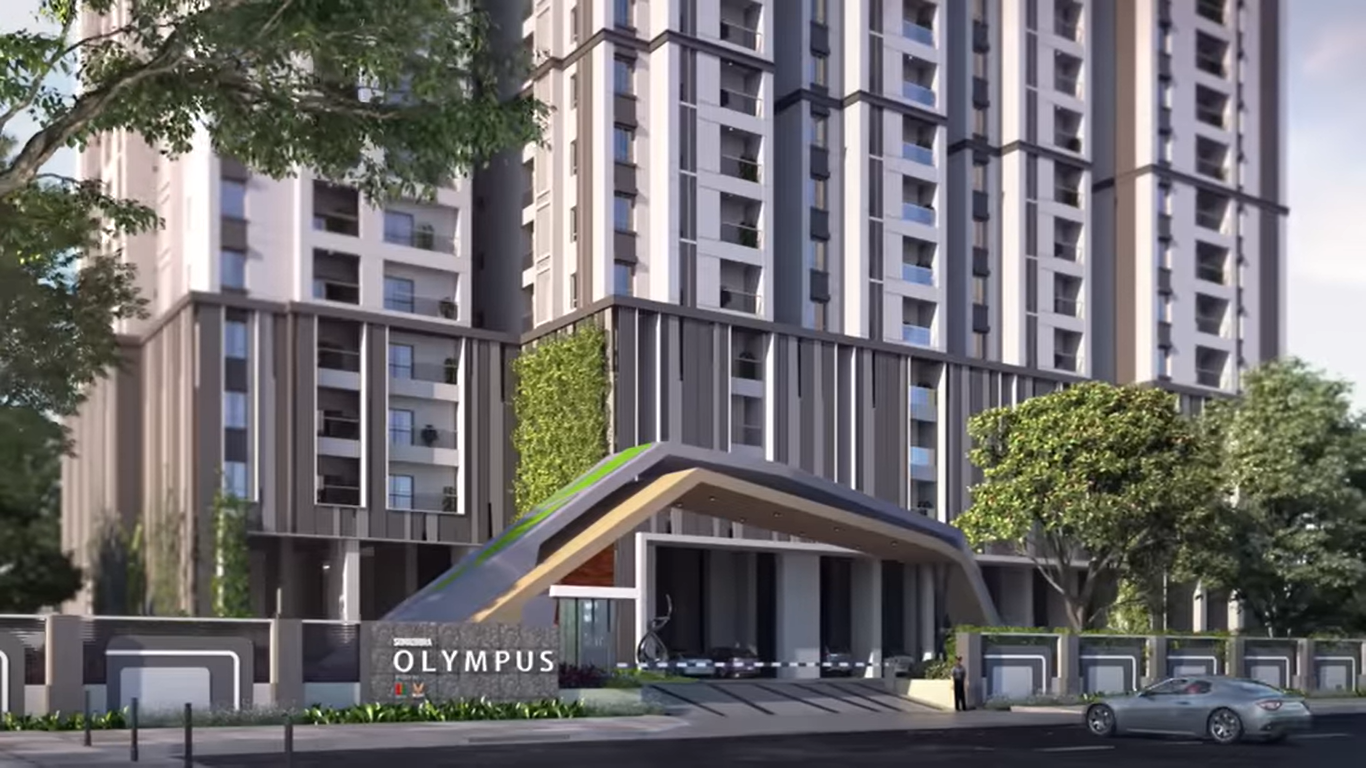 3 BHK + Pooja Room 1670 Sq.Ft. Apartment in Sumadhura The Olympus