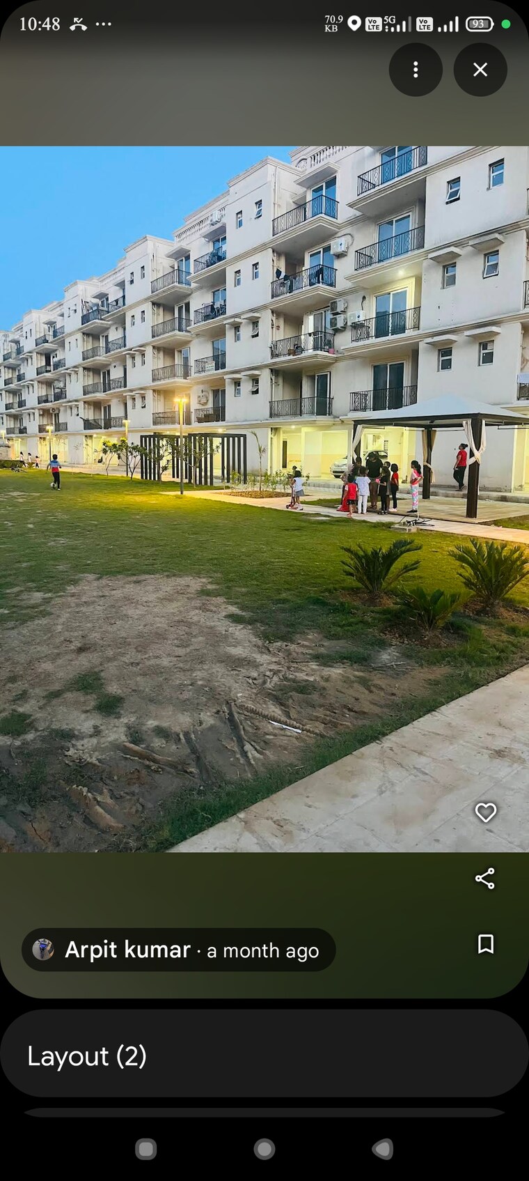 Exterior View, signature-global-park-4-and-5 3 Bedroom 1120 Sq.Ft. Builder Floor In Sohna Sector 36 Gurgaon 8642050