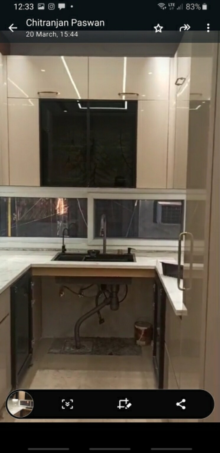 Kitchen, lajpat nagar 4 2 Bedroom 900 Sq.Ft. Builder Floor In Lajpat Nagar 4 Delhi 8642243