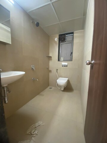 Bathroom in 2.5 BHK Apartment at Runwal Garden City, Balkum Pada – for Rent