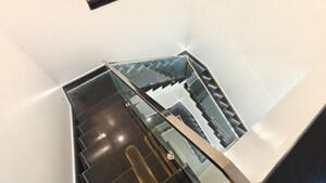 Staircase in 3 BHK Villa at Abhis Aloha, Hayathnagar – for Sale