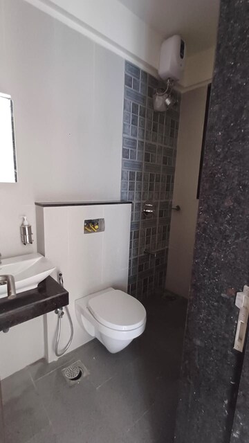 Bathroom in 2 BHK Apartment at Sheth Zuri, Laxmi Nagar – for Rent