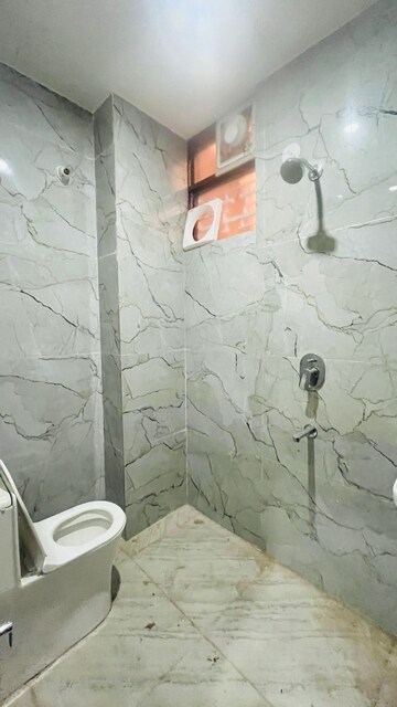 Bathroom in 1 BHK Apartment at Palm Residency Chhatarpur, Chattarpur – for Rent