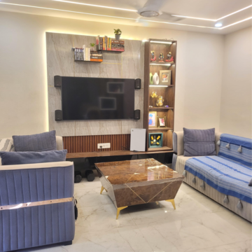 Living Room in 2 BHK Apartment at BPTP Park Grandeura, Sector 82 – for Rent