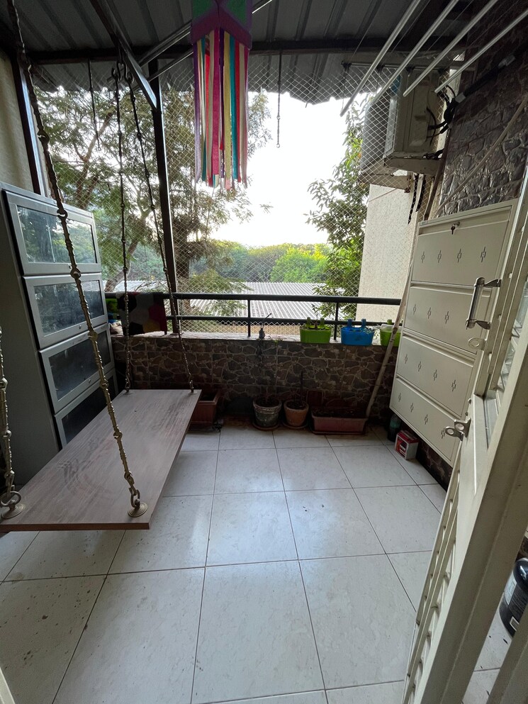 Balcony, karishma-society 2 Bedroom 1200 Sq.Ft. Apartment In Kothrud Pune 8642664