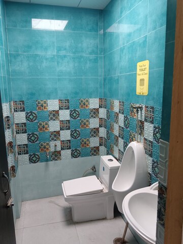 Bathroom in 3 BHK Builder Floor at BPTP Parklands, Sector 76 – for Rent