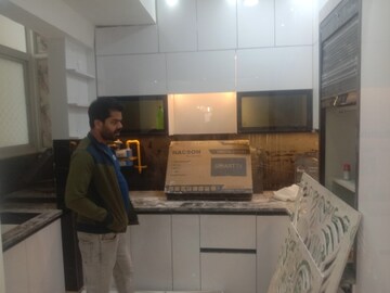 Kitchen in 3 BHK Apartment at Mahagun Mywoods, Sector 16c Greater Noida – for Rent