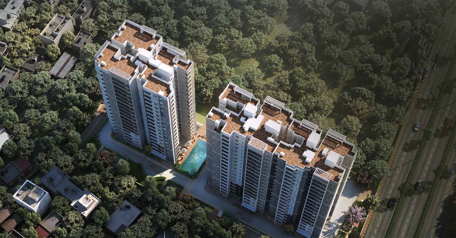 3 BHK 1850 Sq.Ft. Apartment in Pride Euphora