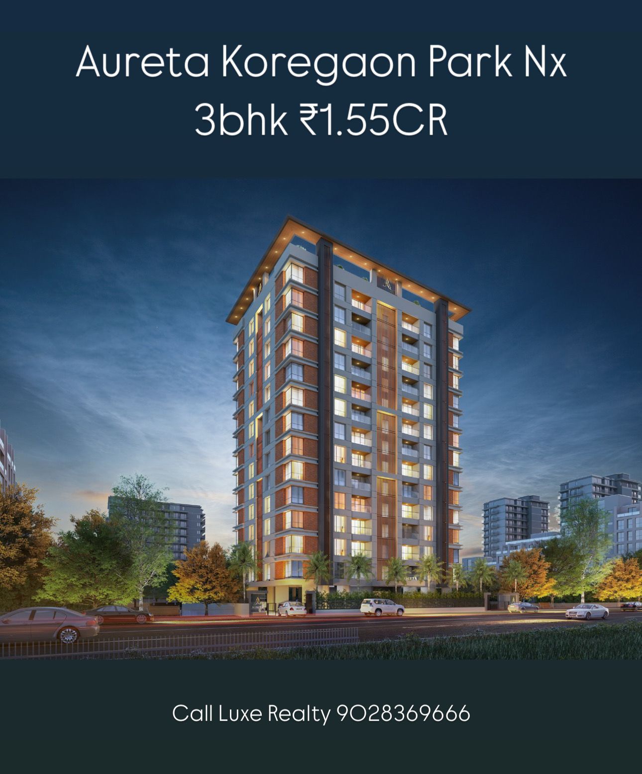 2 BHK + Pooja Room Apartment For Rent in Bramhacorp The Collection