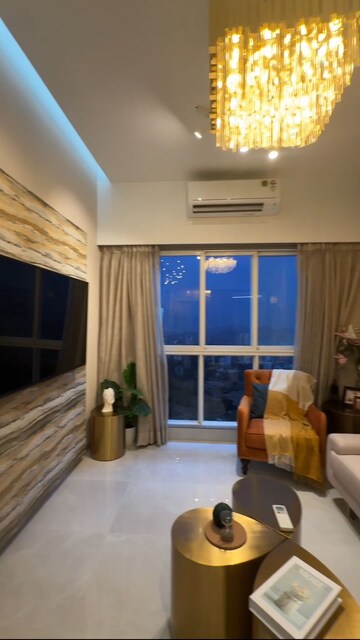 Living Room in 1 BHK Apartment at Satre Happynest, Kanjurmarg East – for Sale