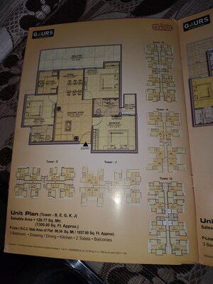 3 BHK Apartment For Sale in Gaur City 2 - 14th Avenue, Sector 16c Greater Noida