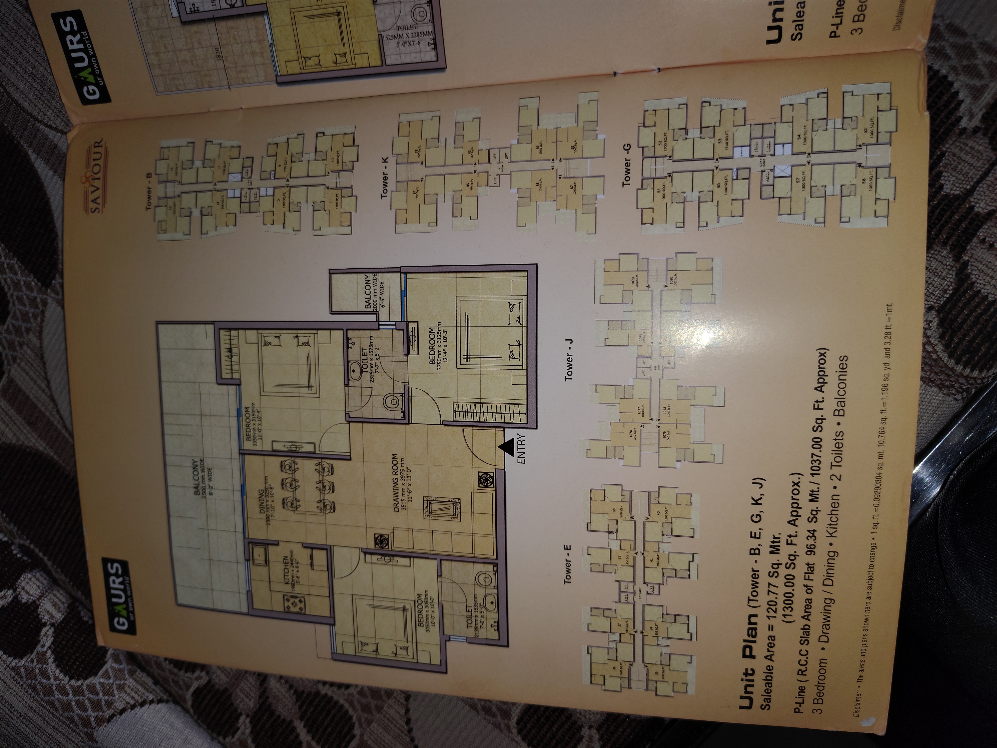 3 BHK Apartment For Sale in Gaur City 2 - 14th Avenue