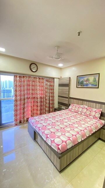 Bedroom in 2 BHK Apartment at Srishti Harmony 3 Phase 1, Powai – for Rent