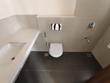 Bathroom in 3 BHK Apartment at Piramal Vaikunth, Balkum Pada – for Rent
