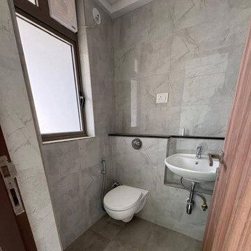 Bathroom in 2 BHK Apartment at Sheth Irene, Malad West – for Rent