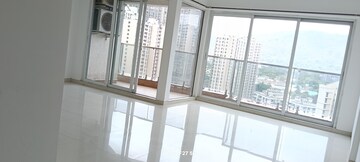 Balcony in 3 BHK Apartment at Soham Crystal Spires, Ghodbunder Road – for Rent
