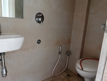 Bathroom in 2 BHK Apartment at Ani Anu Sri Balaji Enclave, Malad West – for Rent
