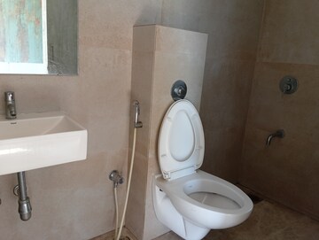 Bathroom in 2 BHK Apartment at Ani Anu Sri Balaji Enclave, Malad West – for Rent