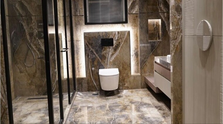 Bathroom, assotech-the-nest 3 Bedroom 1730 Sq.Ft. Apartment In Sain Vihar Ghaziabad 8643011