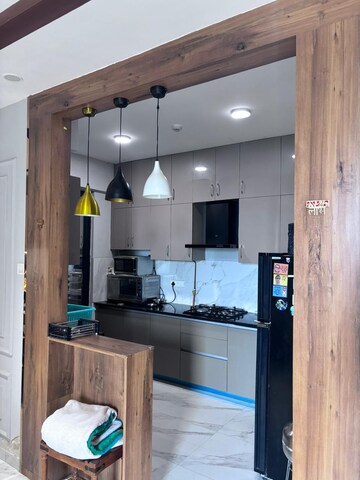 Kitchen in 3 BHK Apartment at M3M Skywalk, Sector 74 – for Rent