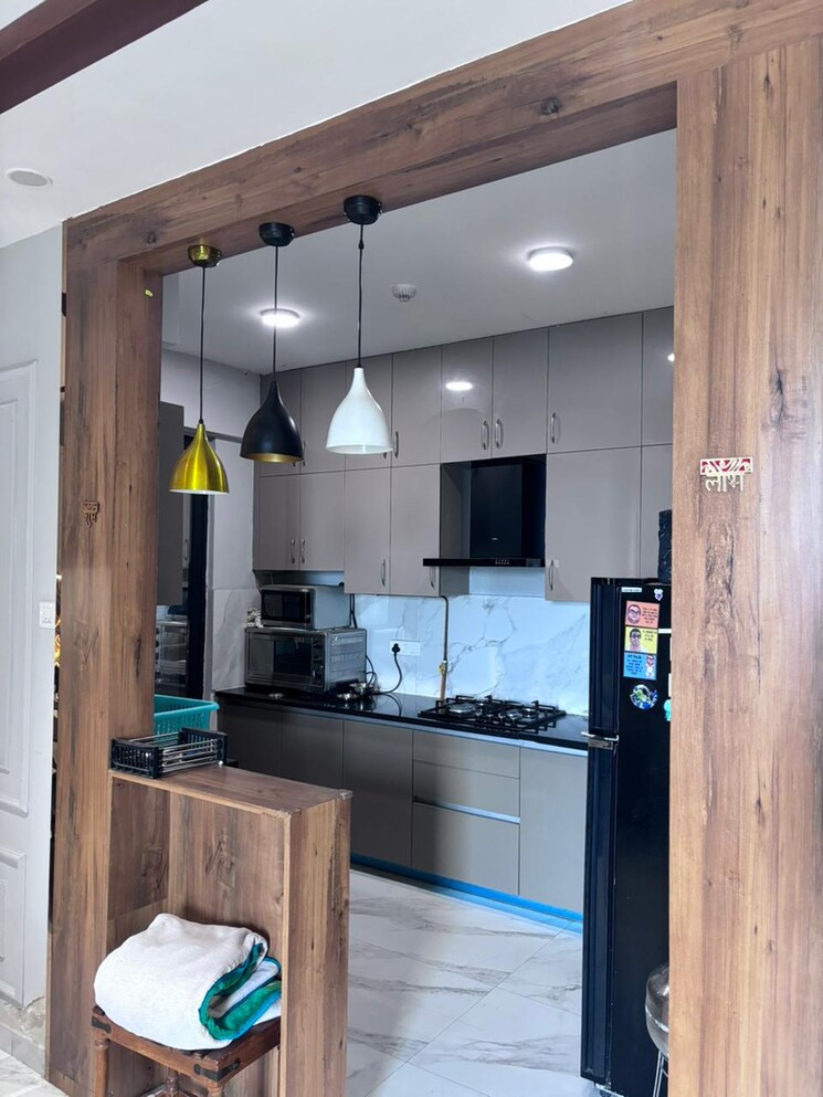 Kitchen, m3m-skywalk 3 Bedroom 2018 Sq.Ft. Apartment In Sector 74 Gurgaon 8643199