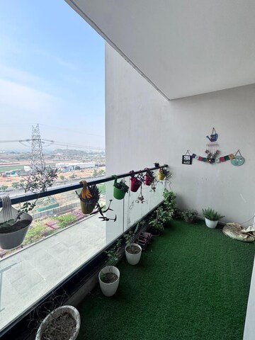 Balcony in 3 BHK Apartment at M3M Skywalk, Sector 74 – for Rent