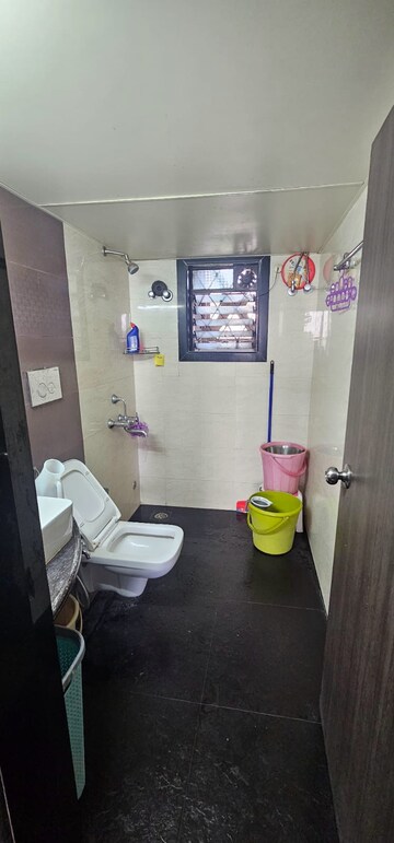 Bathroom in 3 BHK Apartment at Yogi Residency, Borivali East – for Rent