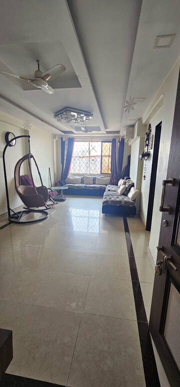 Living Room in 3 BHK Apartment at Yogi Residency, Borivali East – for Rent