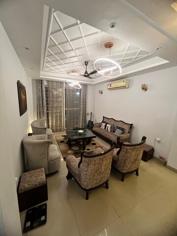 Living Room in 3.5 BHK Builder Floor at Orchid Island, Sector 51 – for Rent