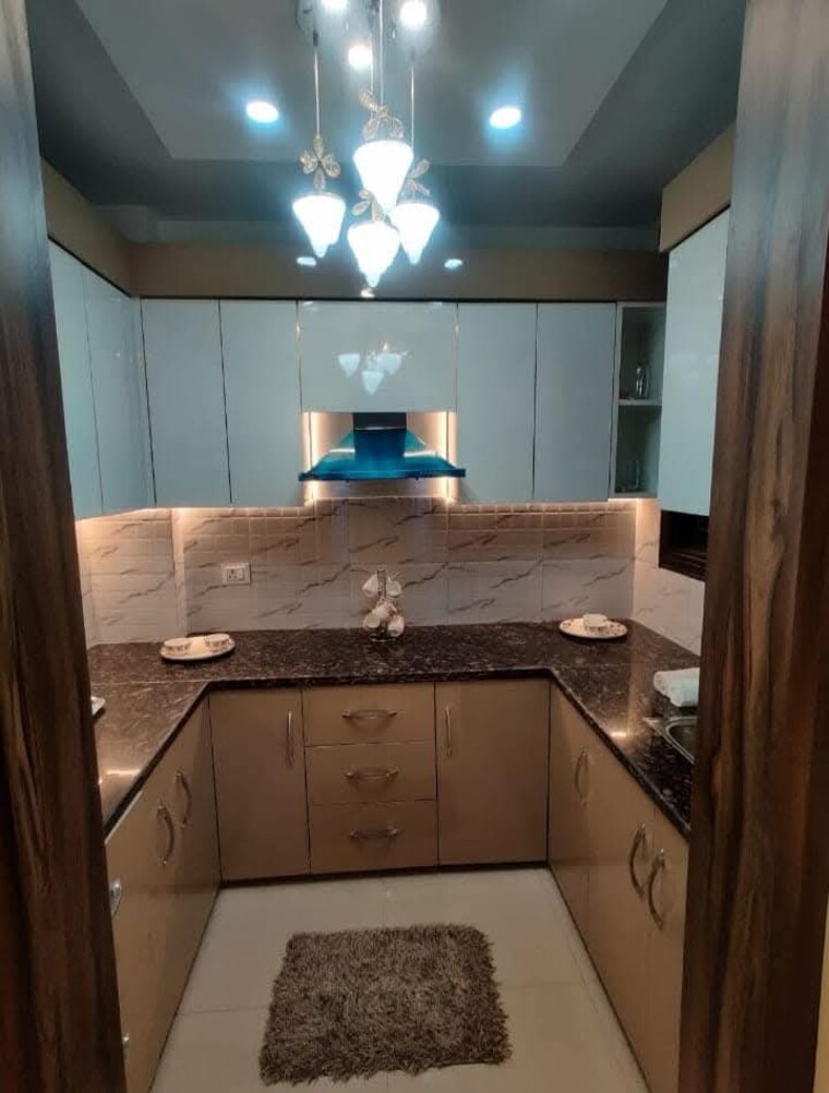 Kitchen, metroview-apartment 2 Bedroom 450 Sq.Ft. Builder Floor In Uttam Nagar Delhi 8643397