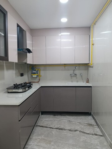 Kitchen in 1.5 BHK Builder Floor at Greater Kailash I – for Rent