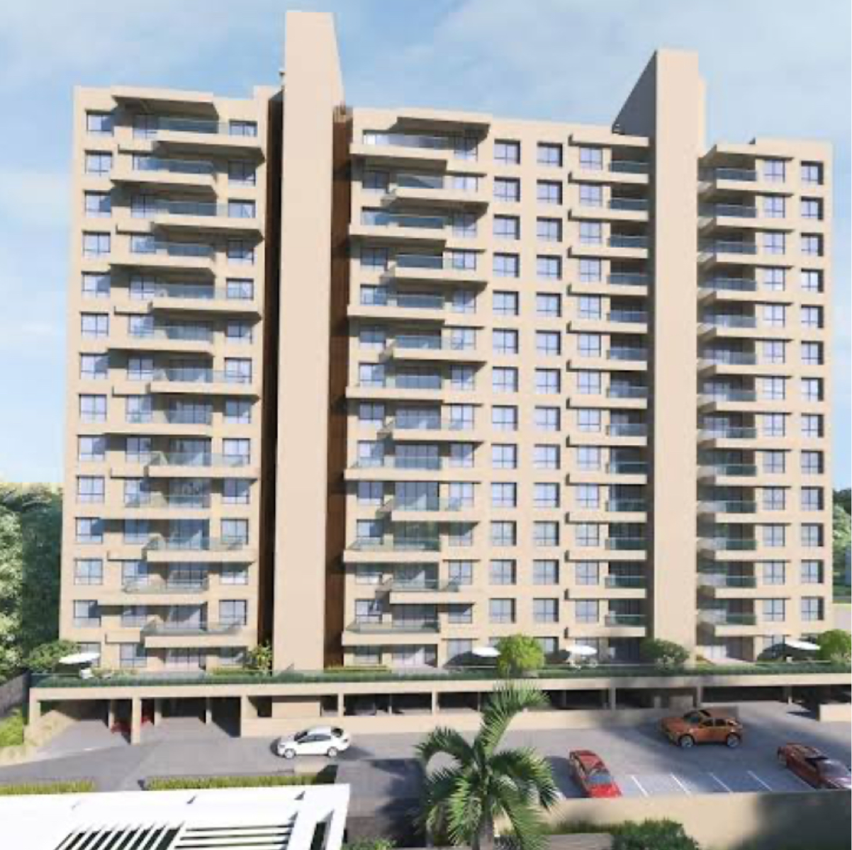 2 BHK 761 Sq.Ft. Apartment in VTP Solitaire