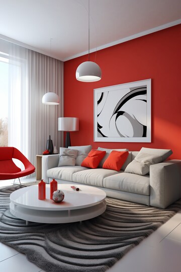 Living Room in 2 BHK Apartment at DLF Atria, Dlf Phase ii – for Sale