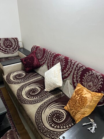 Living Room in 2 BHK Apartment at Vasu Fortune Residency, Raj Nagar Extension – for Rent