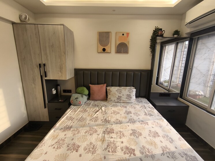 Bedroom, sapta-garima-towers 3 Bedroom 1000 Sq.Ft. Apartment In Panch Pakhadi Thane 8643937