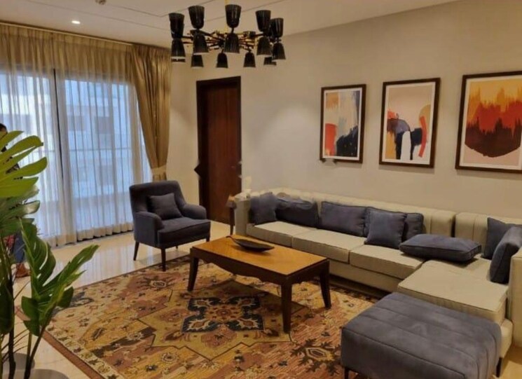 Living Room, harsha-sky-high 4 Bedroom 4175 Sq.Ft. Apartment In Shaikpet Hyderabad 8643922