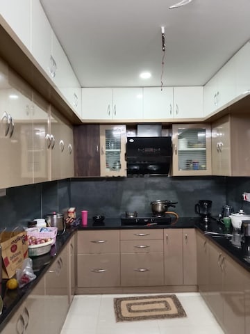 Kitchen in 3 BHK Apartment at SMR Vinay Iconia Hyderabad, Kondapur – for Rent