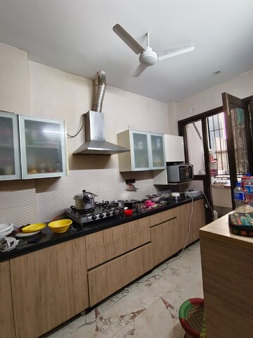 Kitchen in 3 BHK Builder Floor at Ansal Sushant Lok I, Sector 43 – for Rent