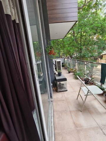 Balcony in 3 BHK Builder Floor at Ansal Sushant Lok I, Sector 43 – for Rent