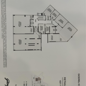 Floor Plan in  Shop at Godrej Exquisite, Vijay Nagari – for Sale