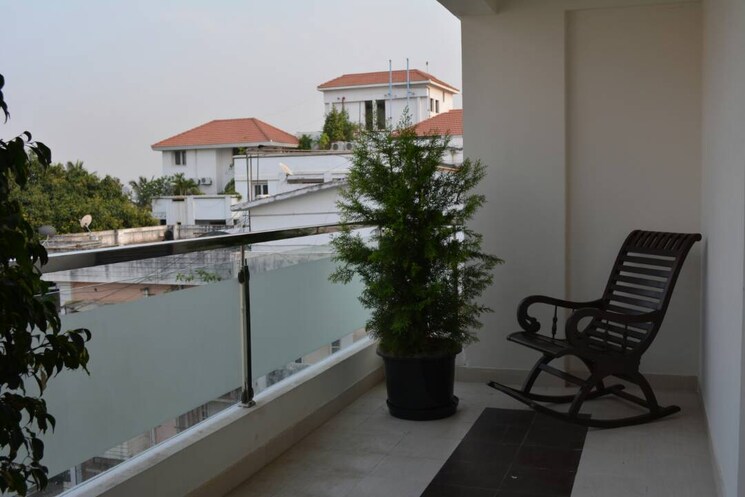 Balcony, jayamahal 4 Bedroom 5500 Sq.Ft. Penthouse In Jayamahal Bangalore 8644195