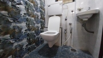 Bathroom in 1 BHK Apartment at Kshitij CHS, Goregaon East – for Rent