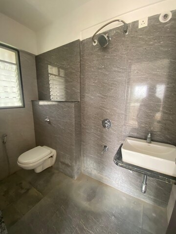 Bathroom in 2.5 BHK Apartment at Samarttha 45 Shashwat Avenue, Punawale – for Rent