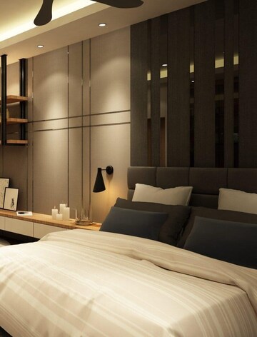 Bedroom in 4 BHK Apartment at Lodha World View, Worli – for Rent