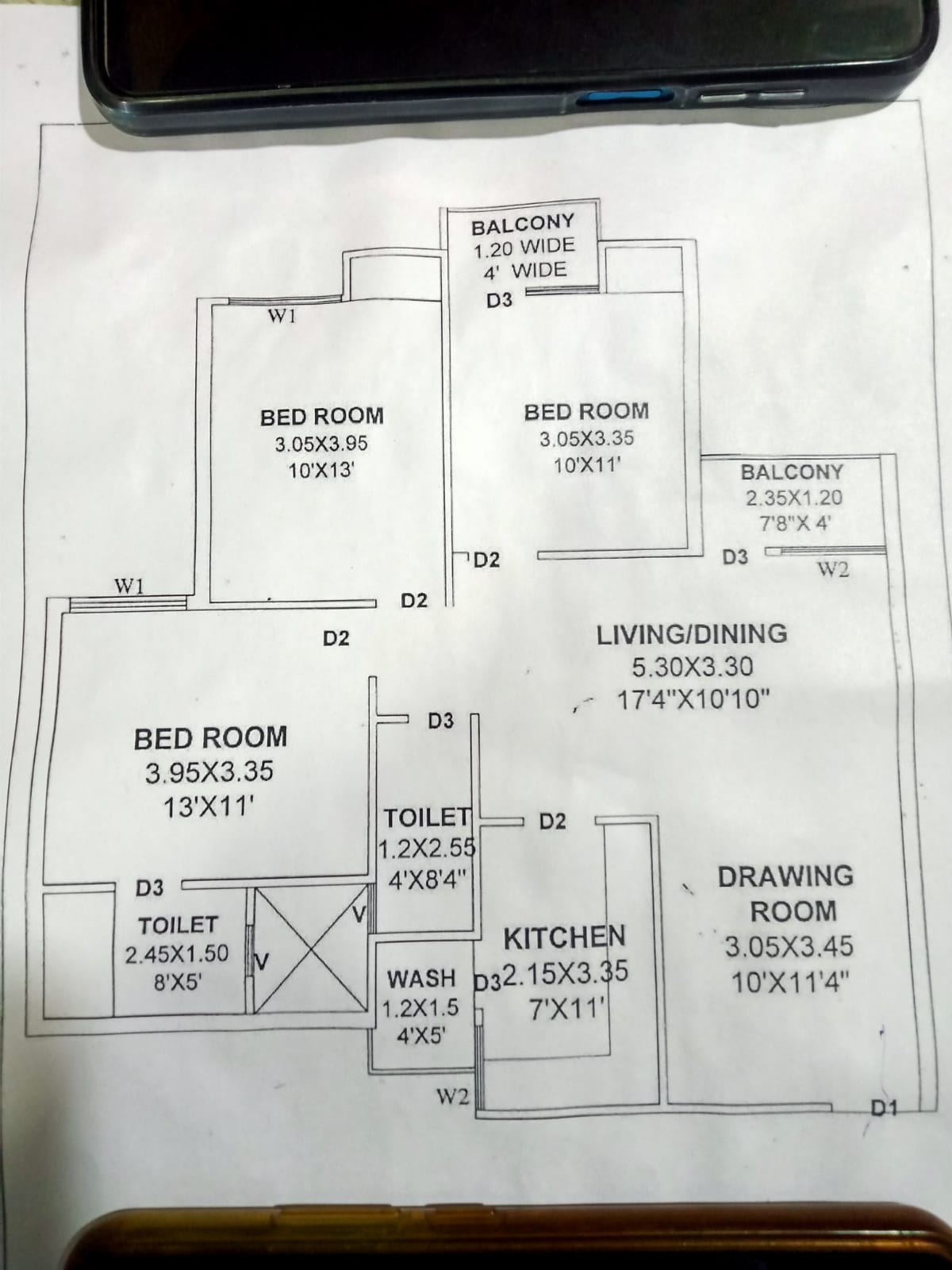 3 BHK 1300 Sq.Ft. Apartment in Shiva Whispering Woods